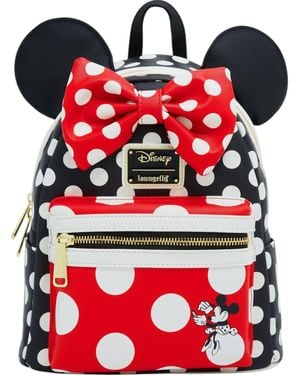 Loungefly Mickey Mouse Polka Dot Mini Backpack - Red