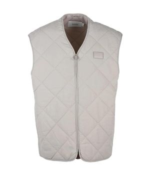Calvin Klein Polyamide Zip Vest - Gray