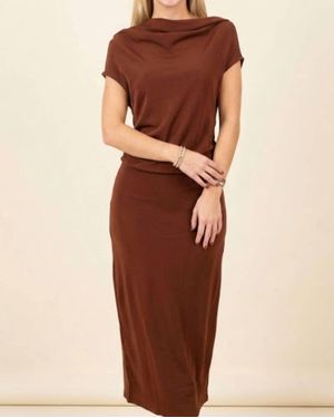 Strut & Bolt Georgina Sleeveless Dress - Brown