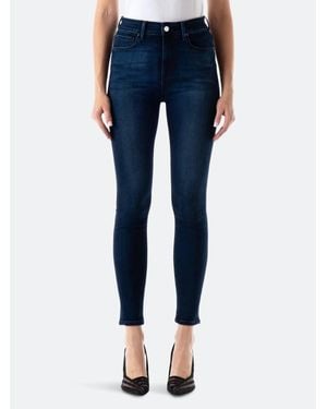 Fidelity Aj Ultra High Skinny Ankle Jeans - Blue