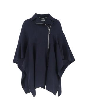 ESCADA Zipped Cape Coat - Blue
