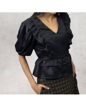 Emily Lovelock Anne Blouse - Black
