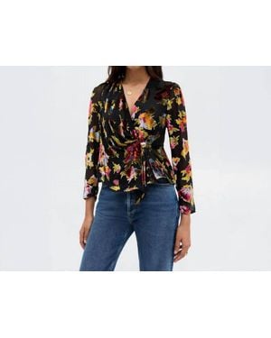 RIXO London Everlyn Top - Black