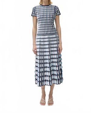 Jonathan Simkhai Kendra Short Sleeve Top - Blue