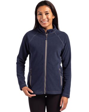 Clique Powder Fleece Full Zip Jacket - Blue