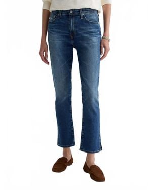 AG Jeans Mari Crop Jeans - Blue