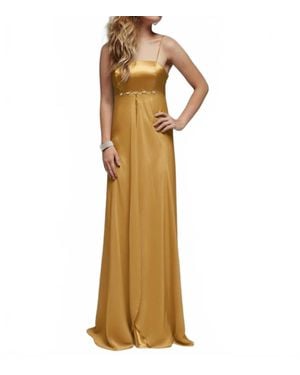 Milano Formals Silken Symphony Gown - Metallic