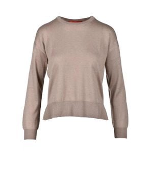 Wild Cashmere Silk And Cashmere Sweater - Natural