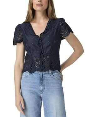 PAIGE Quinta Top - Blue