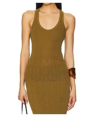 A.L.C. Iris Sleeveless Top - Green