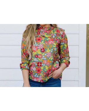 Michelle Mcdowell Hopeful Romantic Top - Multicolor