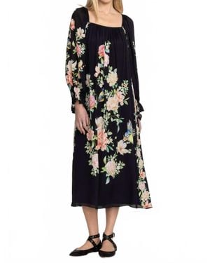 knee length dresses for ladies Long Sleeve Lace Shift Dress