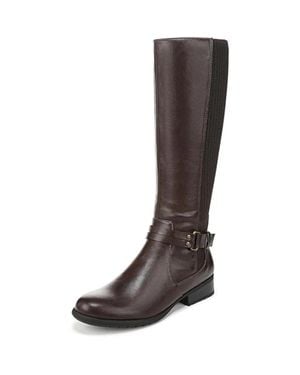 LifeStride X-Anita Dark Chocolate Knee High Riding Boots Zogg2881 - Brown