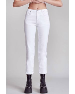 R13 Shelley Slim Jeans - White