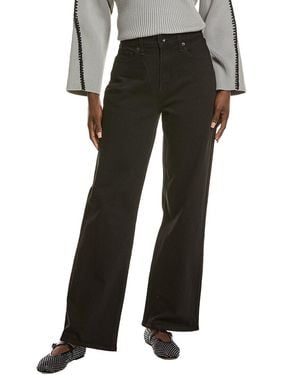 Rag & Bone Lori Mid-Rise Wide Leg Jean - Black
