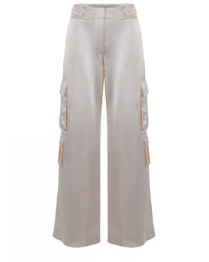Self-Portrait Cargo Pants - Gray