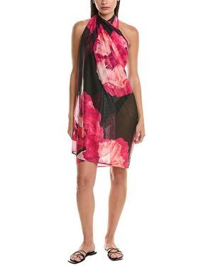 Natori Poppy Sheer Pareo - Red