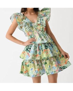 Hunter Bell Pamela Dress - Green