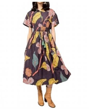 Ivy Jane Cinched Waist Shirt Dress - White