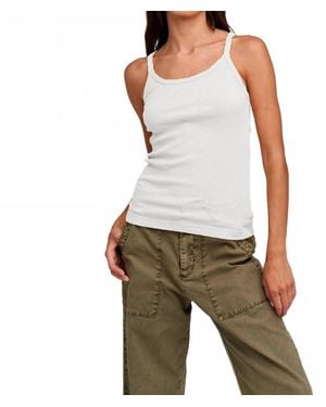 Velvet By Graham & Spencer Aliza Cotton Tank Top - White