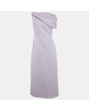 Chats by C.Dam Chats By C. Dam Jersey Cape Sleeve Allina Maxi Dress - Purple