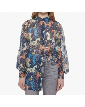 Mother The Veil Blouse - Blue