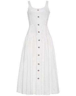 Adam Lippes Cassie Dress - White