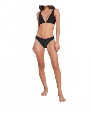 L'Agence Nicole Bikini Bottom - Black
