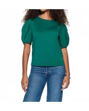 Nation Ltd Alicia Puff Sleeve Top - Green
