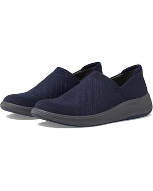 Bzees Triumph Sneakers Memory Foam Slip On Casual Shoes Rhs4922 - Blue