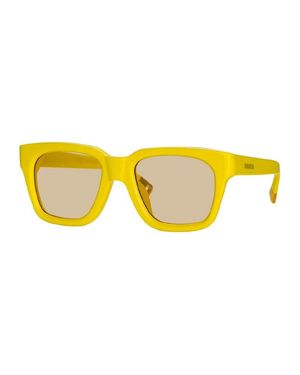 Jacquemus Sunglasses Square Full Rim, Shiny Frame And Lens Jac/20C1 - Yellow