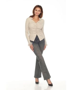 A.Z.I. Emilia Long Sleeve Top - White