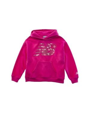 New Balance Fleece Pullover Hoodie - Pink