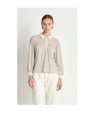 Nation Ltd Cecilia Collared Top - White