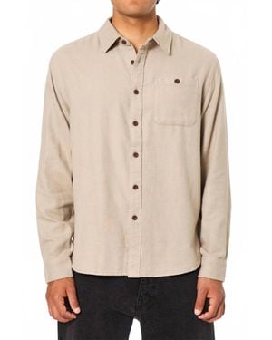 Katin Twiller Flannel Shirt - Natural