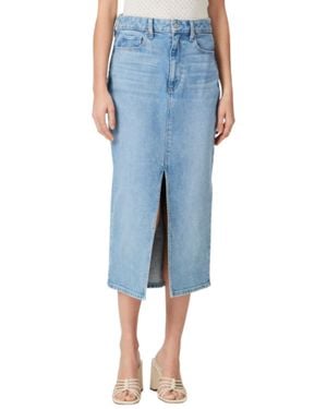 PAIGE Printed Midi Length Skirt - Blue