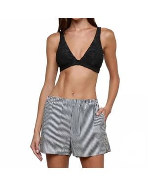 L'Agence Amiya Cover-Up Short - Gray