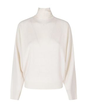 Semicouture Butter Kathi Wool Sweater - White