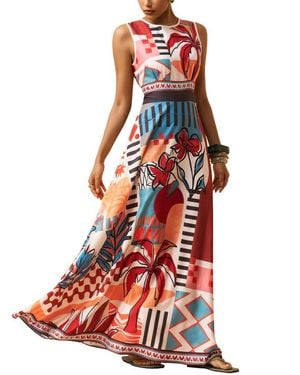 FREYLINA Maxi Dress - Red