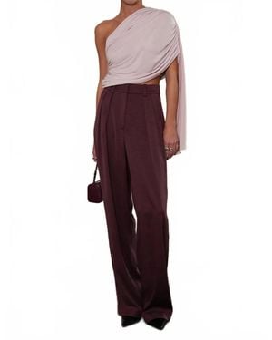 Parentesi Elsa Asymmetrical Top - Purple