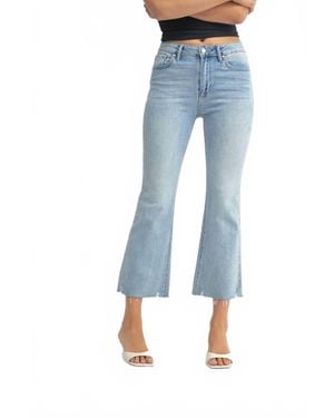 Jbd. Shayna Mid Rise Crop Flare Jeans - Blue