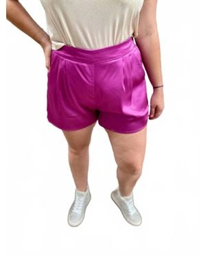 Eesome Silky Pull-On Shorts - Pink