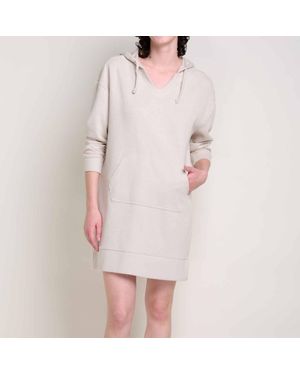 Toad & Co. Byrne Hooded Long Sleeve Mini Dress - Pink