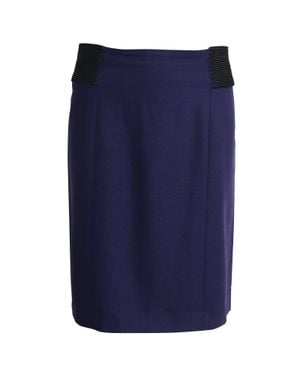 Alberta Ferretti Knee Length Skirt - Blue