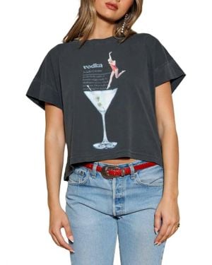 All Us Vodka Jump Tee - Blue