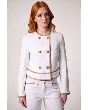 Blue Revival Sadie Denim Jacket - White