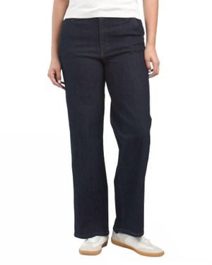 Rachel Zoe Career High Rise Wide Leg Jeans - Blue