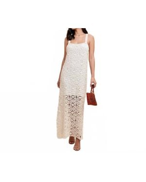 In-Loom Lola Crochet Maxi Dress - White