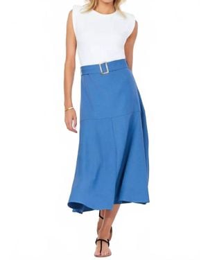 Bishop + Young Kristopher Twofer Midi Dress - Blue