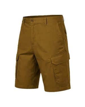 Blu Rock Cotton Flex-Stretch Cargo Shorts - Green